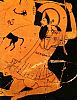 -480  Cratere Attique a Figures rouges - Detail  0.31 m  Vienne - Kunsthistorisches Museum
